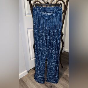 Lildy Floral Print Wide Leg Pants